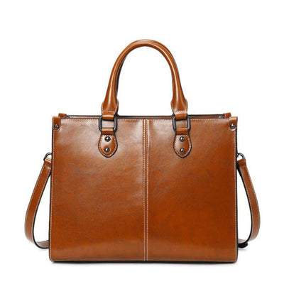 Grace™ | Classic Leather Tote Bag