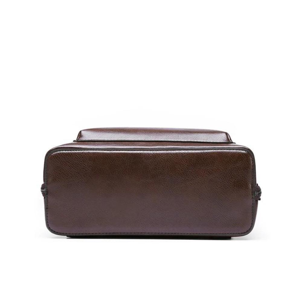 Saskia - Sac à dos classique avec double ouverture zippée
