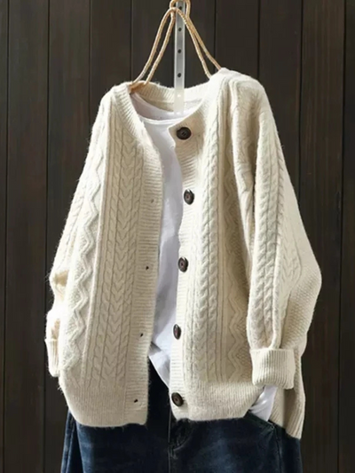 Olivia™ | Cable Knit Cardigan