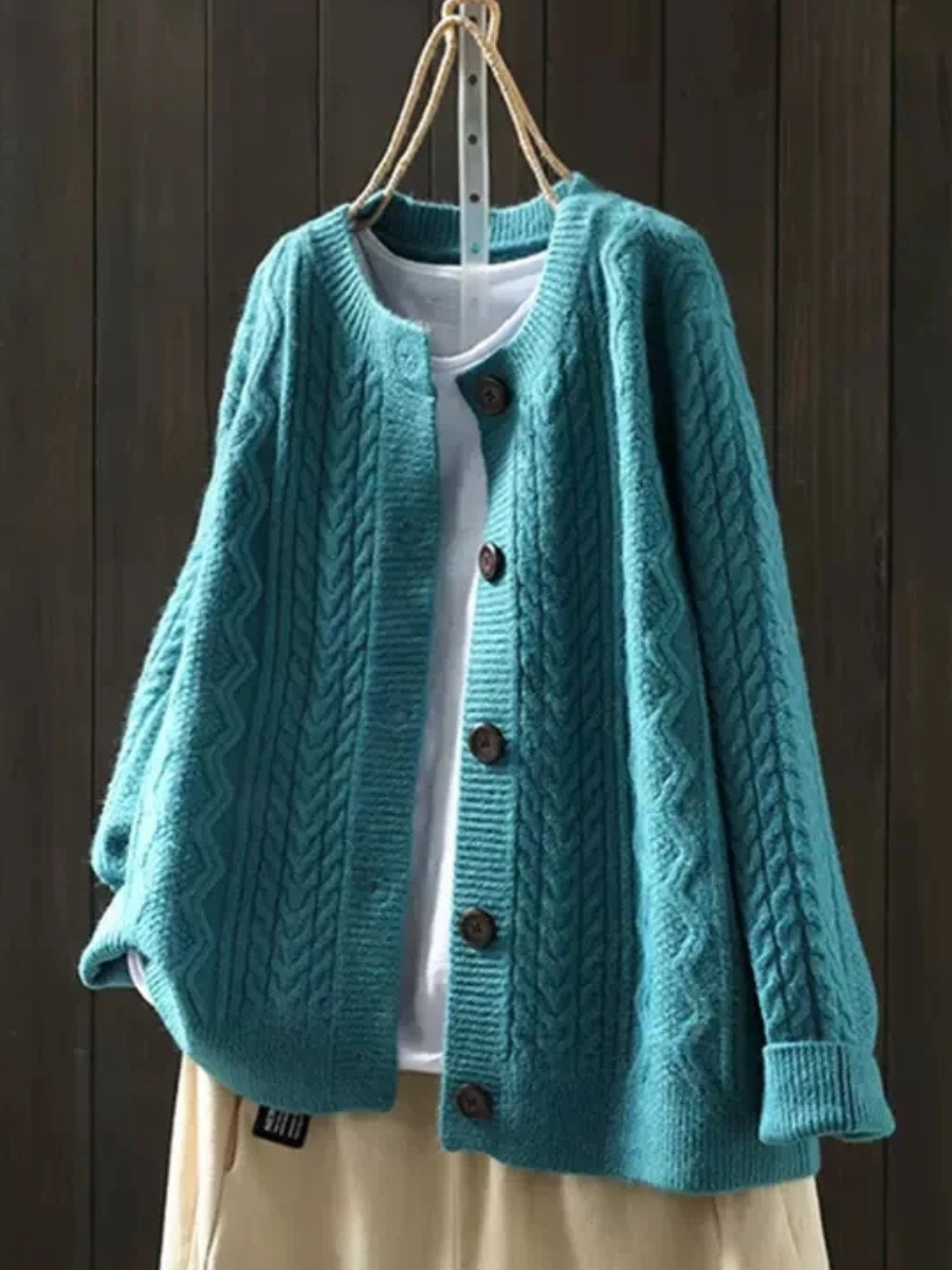 Olivia™ | Cable Knit Cardigan
