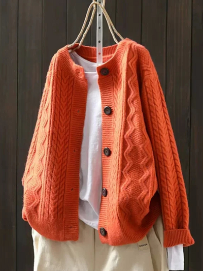 Olivia™ | Cable Knit Cardigan