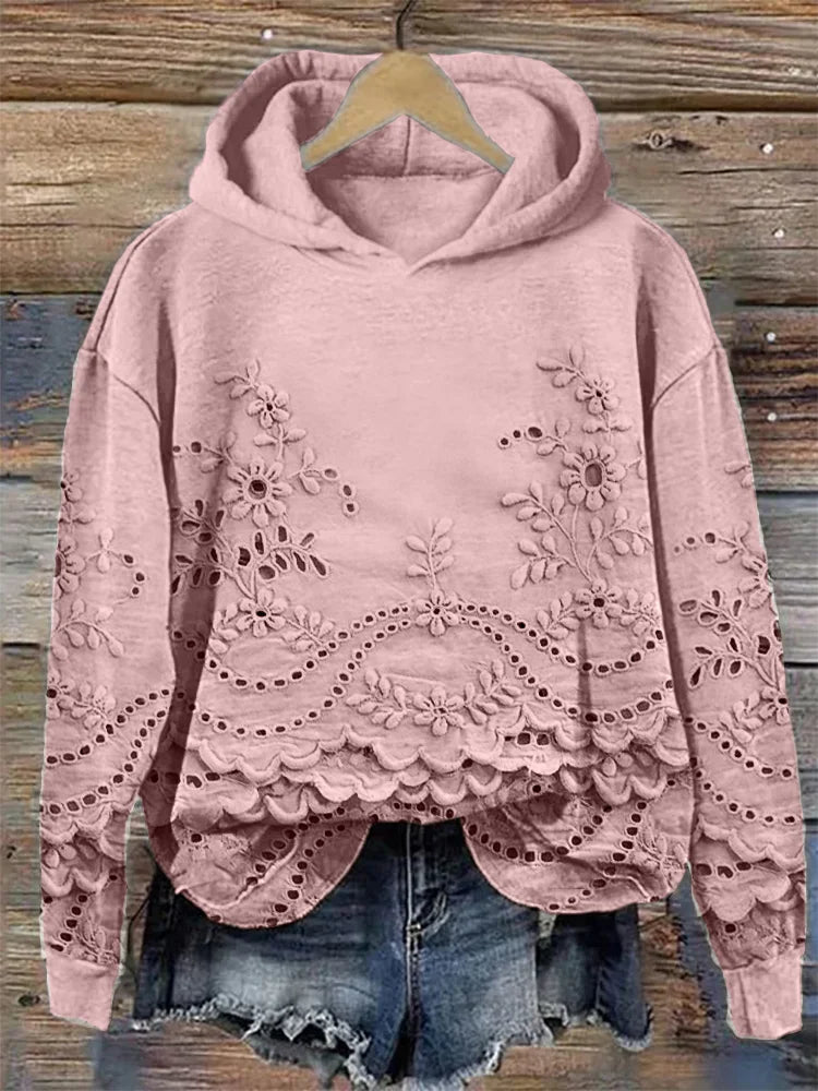 Olivia™ | Sweater with Lace Details