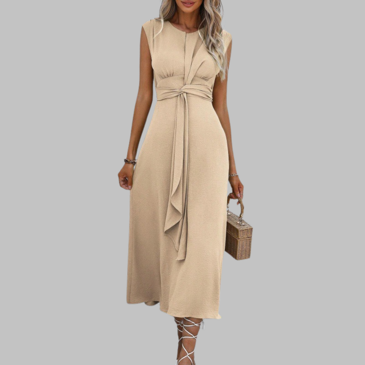 Sophia™ | Robe longue élégante sans manches