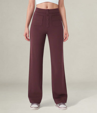 Monelle™ | High Waist Elastic Trousers