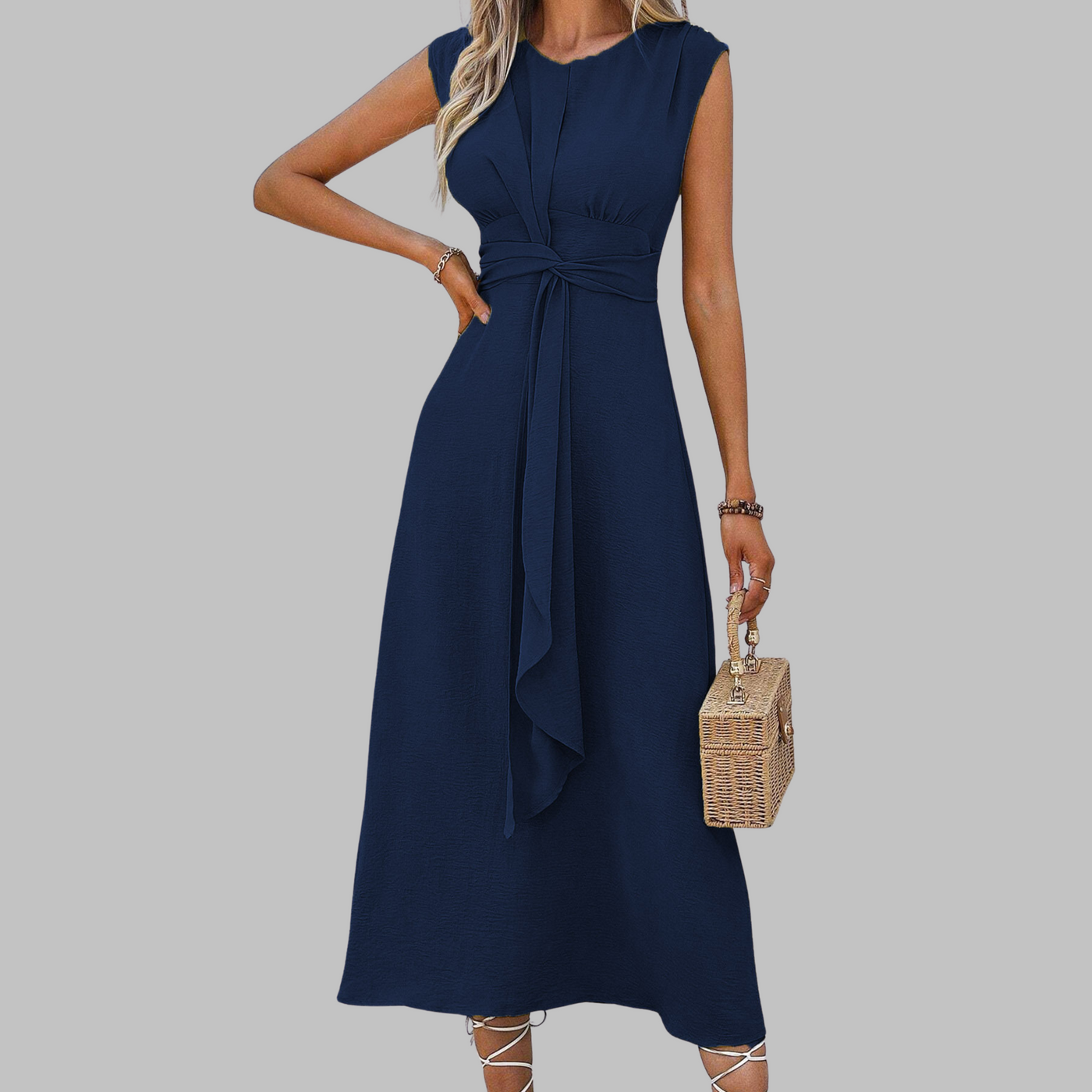 Sophia™ | Robe longue élégante sans manches