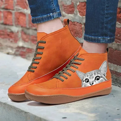 Grace™ | Comfy Printed Ankle Boots