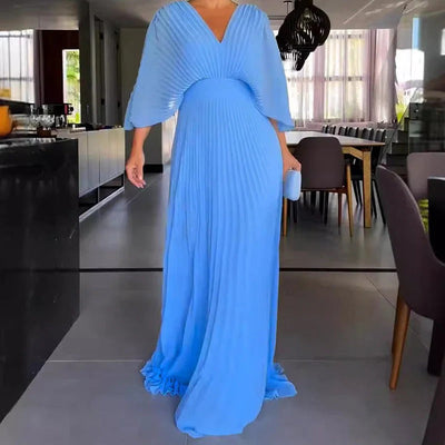Olivia | Robe plissée classique