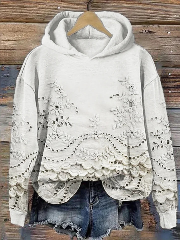 Olivia™ | Sweater with Lace Details