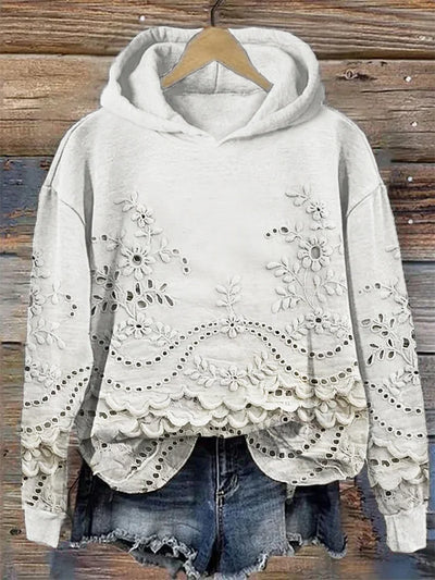 Olivia™ | Sweater with Lace Details